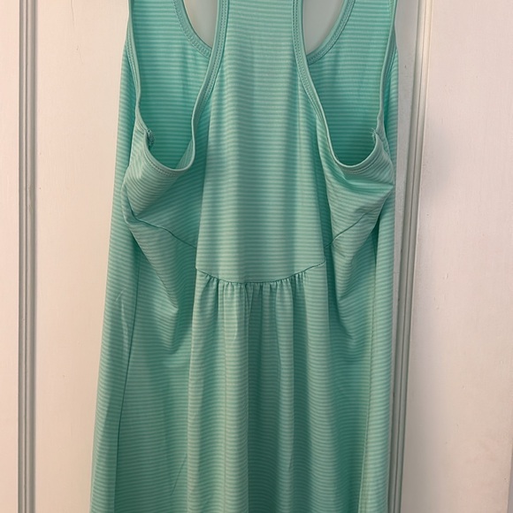 Soybu Blue and White Striped Maxi Dress - Size Medium - Picture 3 of 4